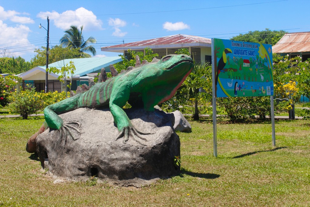 iguana parque de laurel de corredores